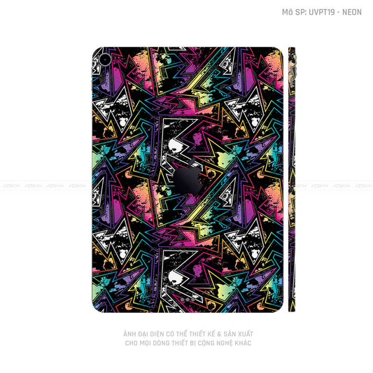 Dán Skin IPad Mini Series Vân Neon 04 | UVPT19