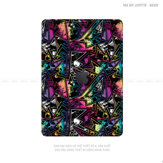 Dán Skin IPad Gen Series Vân Neon 04 | UVPT19