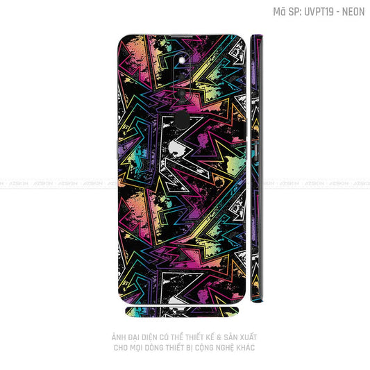 Miếng Dán Skin Điện Thoại OPPO F Series Vân Neon 04 | UVPT19