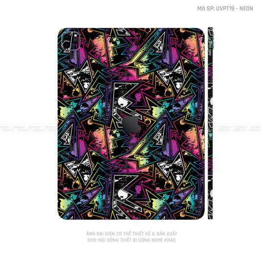 Dán Skin IPad Air Series Vân Neon 04