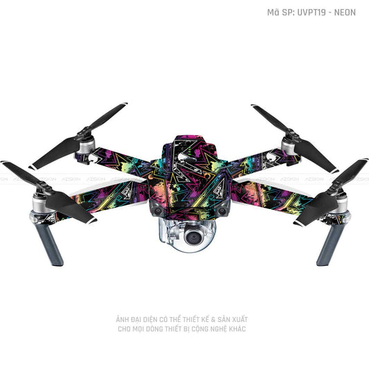 Dán Skin Flycam Vân Nổi Neon 04 | UVPT19