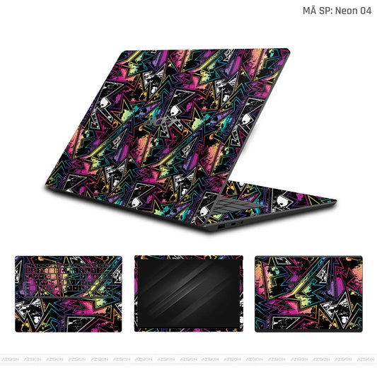 Dán Skin Laptop Acer Vân Nổi Neon 04 | UVPT19