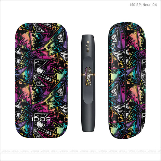 Dán Skin IQOS Vân Neon 04 | UVPT19