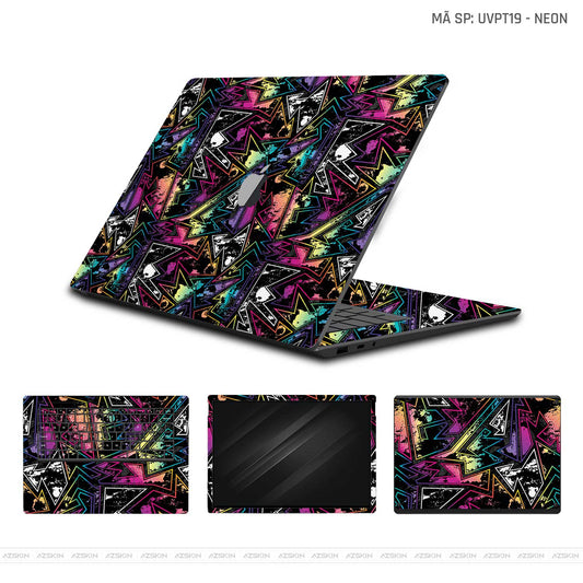 Dán Skin Macbook Vân Nổi Neon 04 | UVPT19