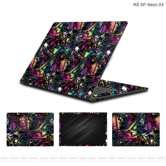 Dán Skin Laptop MSI Neon 04  | UVPT19