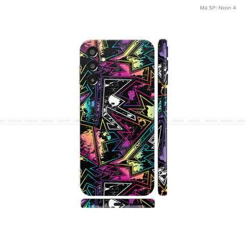 Dán Skin Galaxy A Series Vân Neon 04 | UVPT19