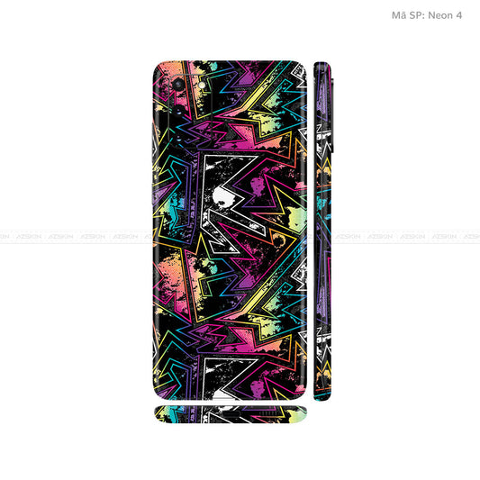 Dán Skin Galaxy S20 Series Vân Neon 04 | UVPT19