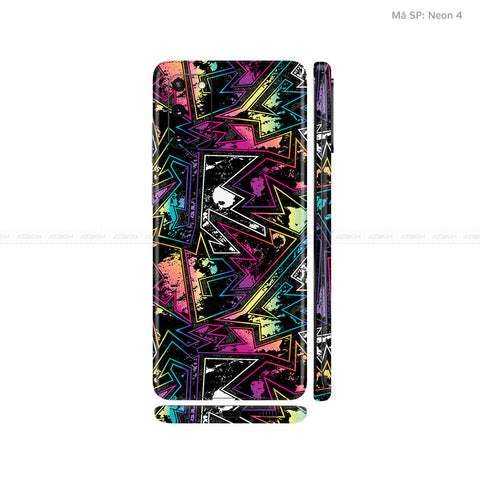 Dán Skin Galaxy S20 Series Vân Neon 04 | UVPT19