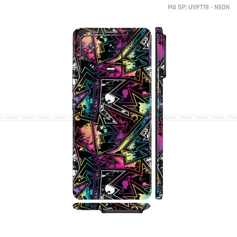 Dán Skin Xiaomi 13 Series Vân Nổi Họa Tiết Neon 04 | UVPT19