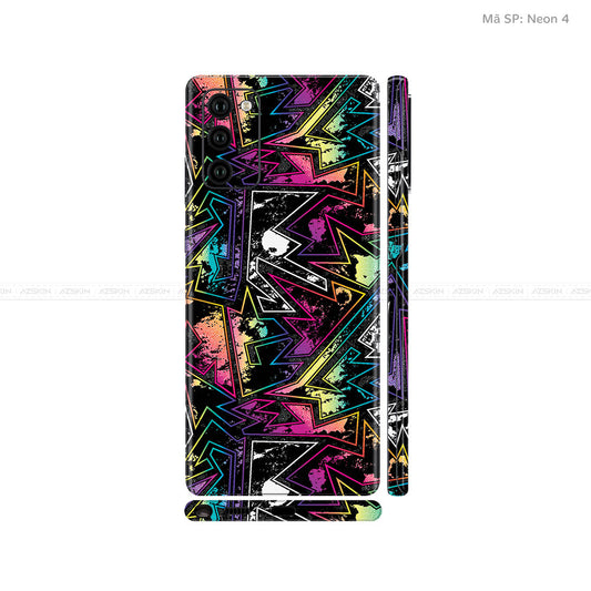 Dán Skin Galaxy Note 20 Series Vân Neon 04 | UVPT19