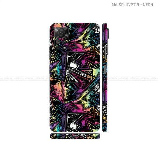 Dán Skin Xiaomi Redmi Note 11 Series Vân Nổi Neon 04 | UVPT19
