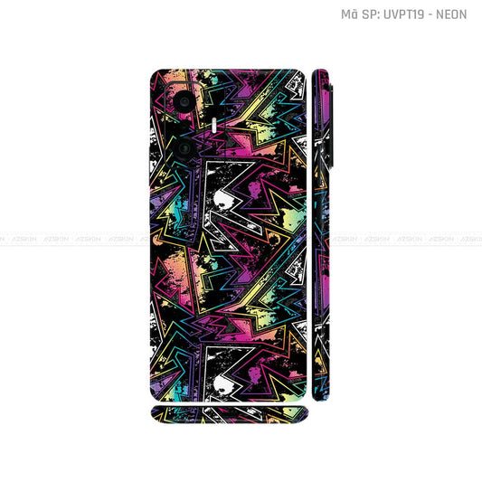 Dán Skin Xiaomi 11 Series Vân Nổi Neon 04 | UVPT19
