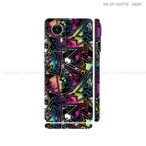 Dán Skin Xiaomi 12 Series Vân Nổi Chủ Đề Neon 04 | UVPT19