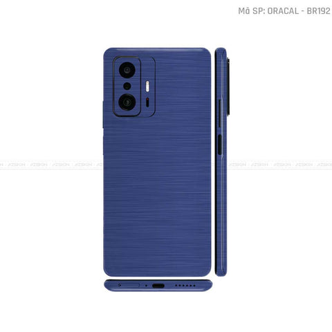 Dán Skin Xiaomi 11 Series Màu Xanh Tím Xước | BR192
