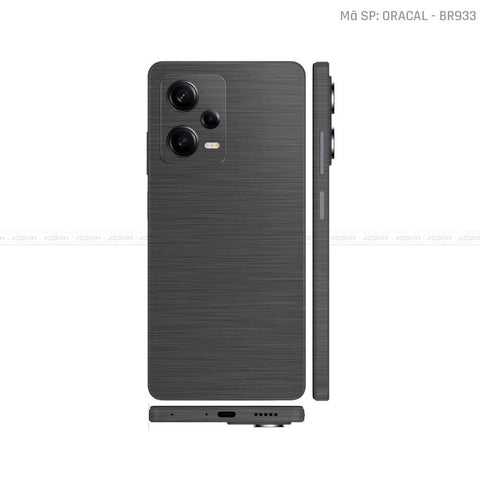 Dán Skin Xiaomi Redmi Note 12 Series Xám Xước | BR933