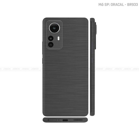 Dán Skin Xiaomi 12 Series Màu Xám Xước | BR933