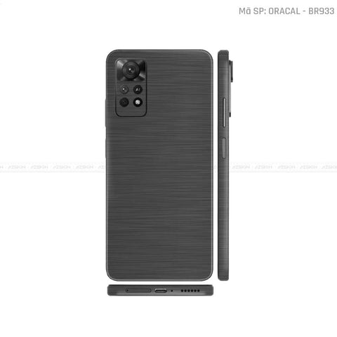 Dán Skin Xiaomi Redmi Note 11 Series Màu Xám Xước | BR933