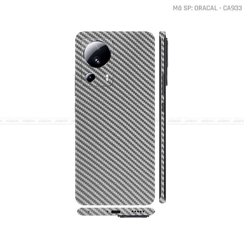 Dán Skin Xiaomi 13 Series Màu Carbon Xám | CA933