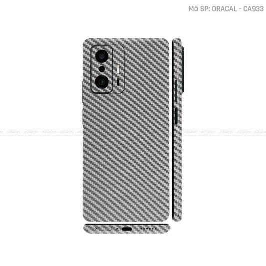 Dán Skin Xiaomi 11 Series Màu Xám Carbon | CA933