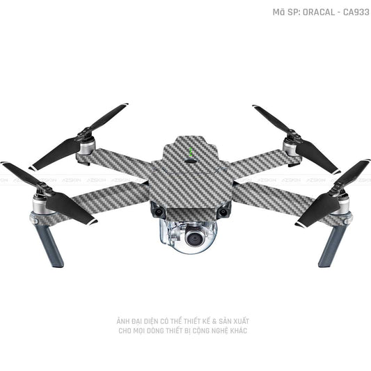 Dán Skin Flycam Màu Xám Carbon | CA933
