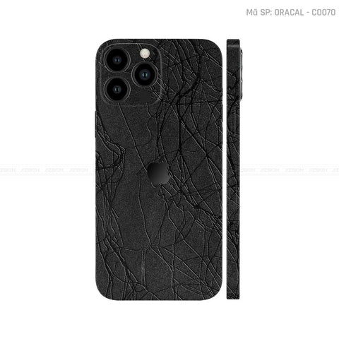 Dán Skin IPhone 12 Series Vân Cocoon Black | CO070