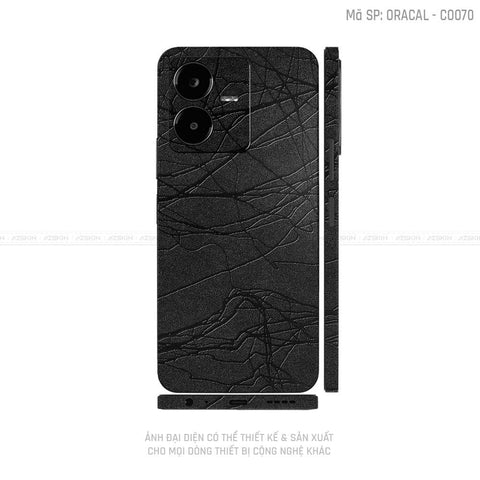 Dán Skin Vivo Y Series Vân Cocoon Black | CO070