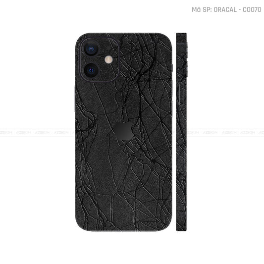 Dán Skin IPhone 12 Series Vân Cocoon Black | CO070