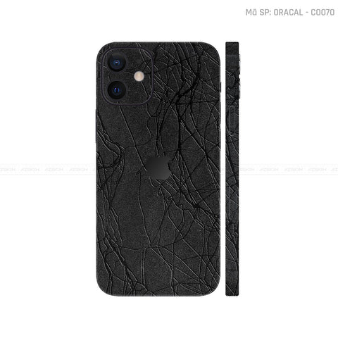 Dán Skin IPhone 12 Series Vân Cocoon Black | CO070
