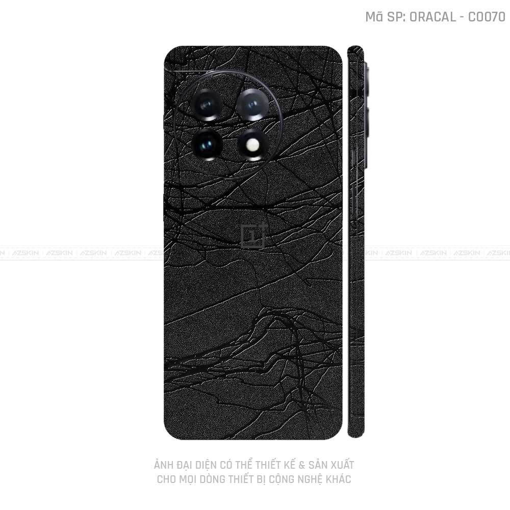 Dán Skin Oneplus Ace Series Vân Matrix Black | MX12