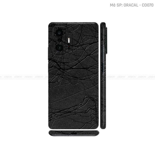 Dán Skin Xiaomi 11 Series Màu Vân Đá Đen Oracal | CO070