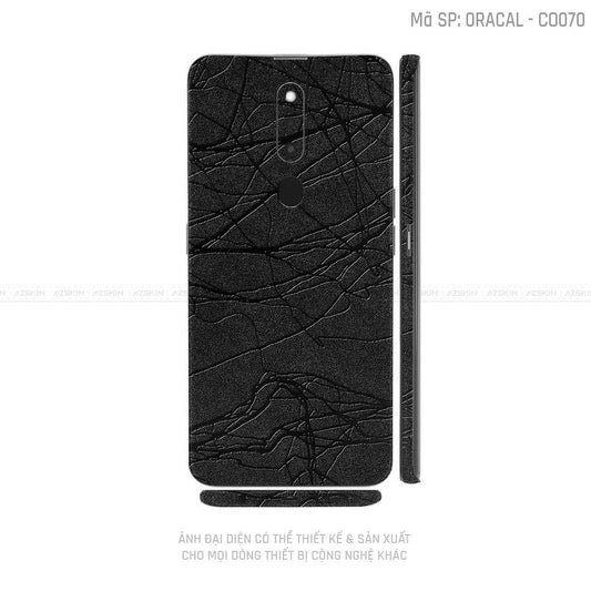 Miếng Dán Skin Điện Thoại OPPO F Series Vân Cocoon Black | CO070