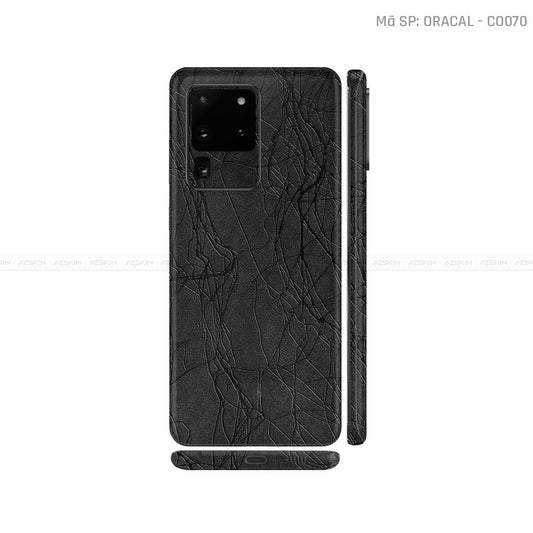 Dán Skin Galaxy S20 Series Vân Cocoon Black | CO070