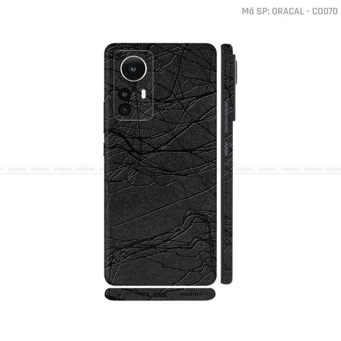 Dán Skin Xiaomi 12 Series Màu Cocoon Black | CO070