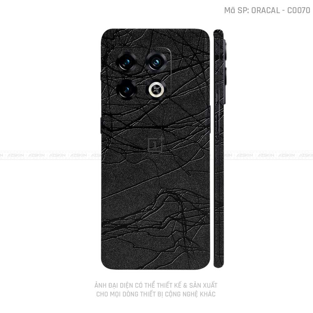 Dán Skin Oneplus 10 Series Vân Cocoon Black | CO070