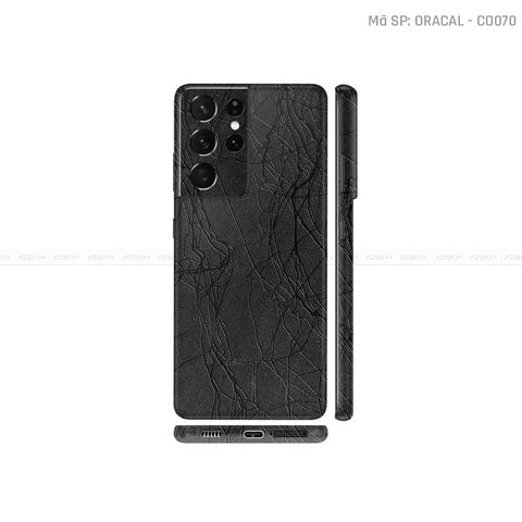 Dán Skin Galaxy S21 Series Vân Cocoon Black | CO070