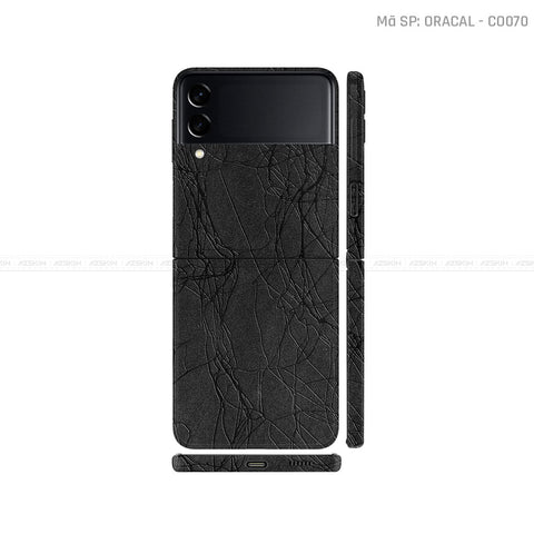 Dán Skin Galaxy Zflip3 Vân Cocoon Black | CO070