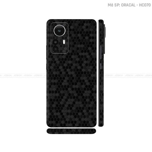 Dán Skin Xiaomi 12 Series Màu Tổ Ong Đen | HC070