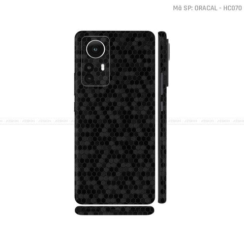Dán Skin Xiaomi 12 Series Màu Tổ Ong Đen | HC070