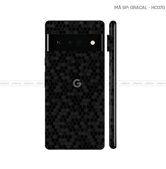 Dán Skin Google Pixel 6 Series Vân Tổ Ong Đen | HC070