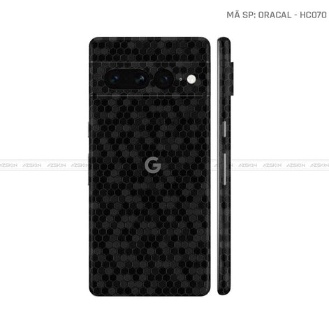 Dán Skin Google Pixel 8 Series Vân Tổ Ong Đen | HC070