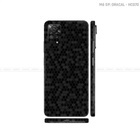 Dán Skin Xiaomi Redmi Note 11 Series Màu Tổ Ong Đen | HC070