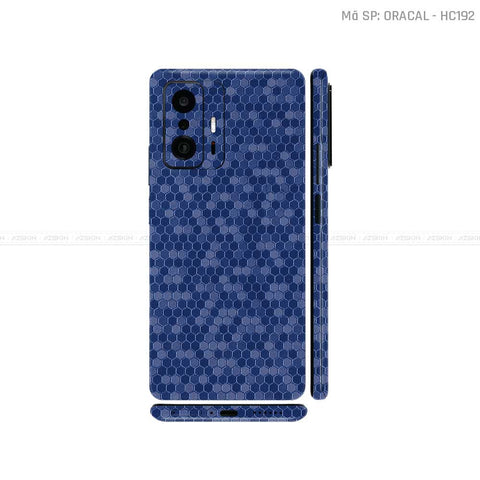 Dán Skin Xiaomi 11 Series Màu Tổ Ong Xanh Oracal | HC192