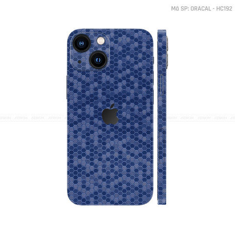 Dán Skin IPhone 13 Series Vân Tổ Ong Xanh | HC192