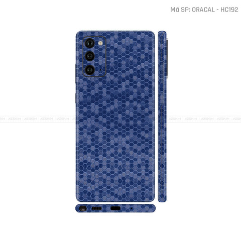 Dán Skin Galaxy Note 20 Series Màu Tổ Ong Xanh | HC192