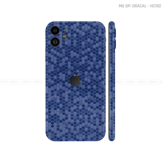 Dán Skin IPhone 11 Series Vân Tổ Ong Xanh | HC192