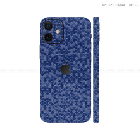 Dán Skin IPhone 12 Series Vân Tổ Ong Xanh | HC192