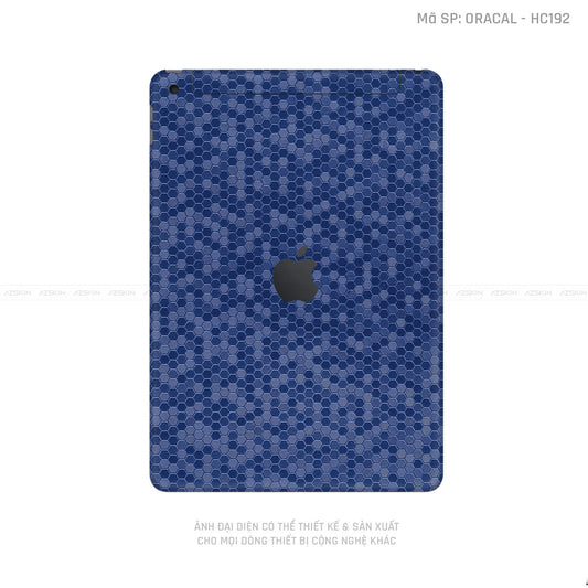 Dán Skin 3M/Oracal IPad Gen Series Vân Tổ Ong Xanh | HC192