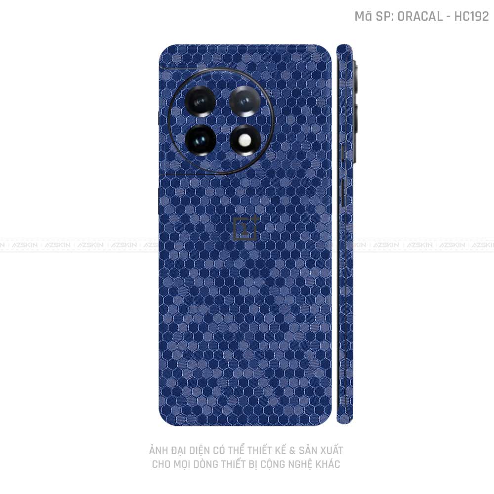 Dán Skin Oneplus 11 Series Vân Tổ Ong Xanh | HC192