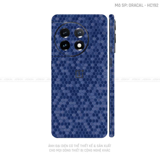 Dán Skin Oneplus 11 Series Vân Tổ Ong Xanh | HC192