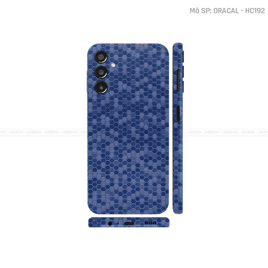 Dán Skin 3M/ Oracal Galaxy A Series Vân Tổ Ong Xanh | HC192